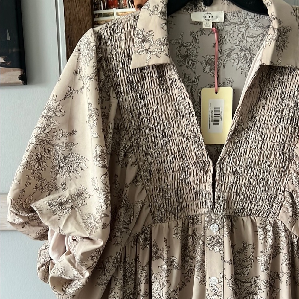 Floral Puff Sleeve Dress
